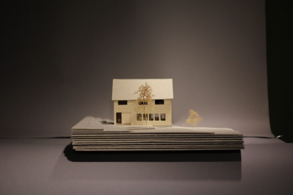 Modell von Einfamilienhaus
