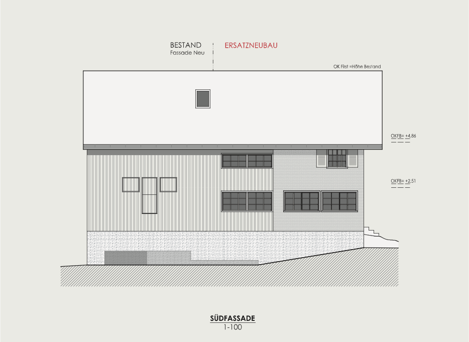 Planansicht eines Hauses